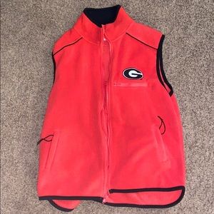 Red Georgia vest